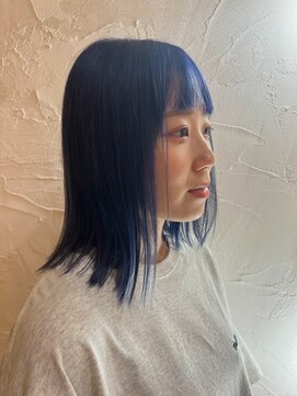 クリコ ヘアーデザイン(CLICQUOT hair design) ブルー×ミディアム