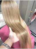 ハイトーンブロンド×シールエクステ/担当rui
