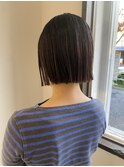 切りっぱなしボブ