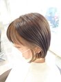 オーブ へアー レイス 札幌駅北口店(AUBE HAIR lace) ショートボブでインナーカラーを入れました☆
