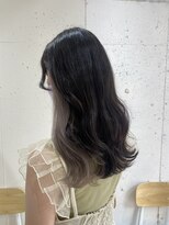 アジールヘア 北千住駅西口店(agir hair)&nbsp;インナーカラー グレージュカラー ミルクティーベージュ