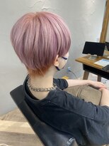 マーレ(MARLE./)&nbsp;薄めピンク×オレンジのデザインカラー