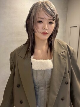 ペレ 梅田(PELE) 前髪/アンブレラカラー/こなれミディ/イメチェン/ウェーブパーマ