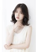 【Totia本通】くびれミディアムボブ×アッシュオリーブ