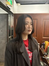 グラフィーサッポロ(Graphy sapporo) 韓国レイヤー　グレージュ　イルミナカラー　韓国ヘア