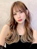 【人気No.2★立体×抜け感】ハーフハイライト+カット+カラーで外国人風ヘア