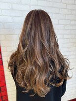 ビス フルール 日暮里店(Vis fleur)&nbsp;大人かわいいハイライトブラウンカラー