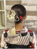 横浜／卒業式／アレンジ／横浜駅近/着付け