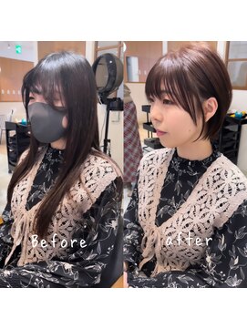 ビューブルー 亀戸錦糸町(VIEW BLUE) バッサリショート/前髪/小顔ショート