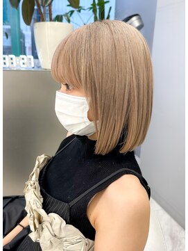 ヴァイス 新宿店(VAICE) ミニホブ/ハイトーンカラー/ミルクティーベージュ/ケアブリーチ