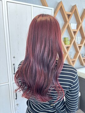 エルサリー(ELLE&SALLY) ピンクレッド