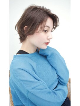 グランアージュ ネオ 船橋北口店(grandage neo) ミニウルフ/長め前髪/くびれショート/グレージュ/髪質改善