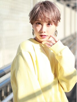 クレメント サロン ブル(Clement Salon Bull) 【松戸BULL】前髪☆大人ガーリー×ホワイトグレージュ