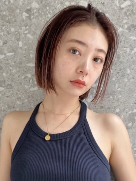 サンクマーケット 渋谷(cinq MARKET) 渋谷タッセルボブミルクティーベージュヘーゼルベージュカラー