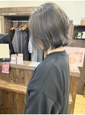グレージュハイライト×ボブ【金沢文庫】