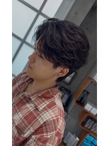 フィフスパーク(fifth PARK) 渋谷men's毛流れフェザーパーマセンターパートfifthメンズパーマ