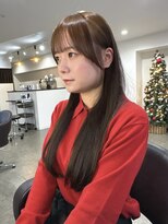 ヴィヴカウンター(VIVE counter) ブラウンベージュ,シースルーバング