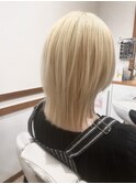 抜きっぱなしブリーチブロンド