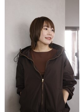 バブルー(bubblue) オーガニックカラーで艶感大人ウルフ