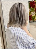 ホワイトミルクティーボブ