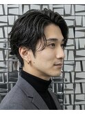 【佐久間】シャドウパーマ韓国風ビジネススタイル