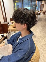 グラフィーサッポロ(Graphy sapporo)&nbsp;メンズヘア シャドウパーマ ツイスパ マッシュ 札幌　大通り
