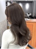 ブリーチなしダブルカラーレイヤーカットブラウンヘア30代40代