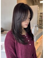 コレクトイズム(collec+ism)&nbsp;ロングレイヤー×ダークパープル