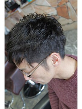 オーバーキャプテンネイキッド(OVER CAPTAIN NAKED) フレンチソフト2ブロ*アシメショート