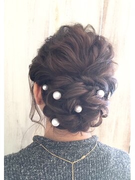 アンフィフォープルコ(AnFye for prco) 【AnFyeforprco】編み込みラフアップ♪ルーズアレンジ☆