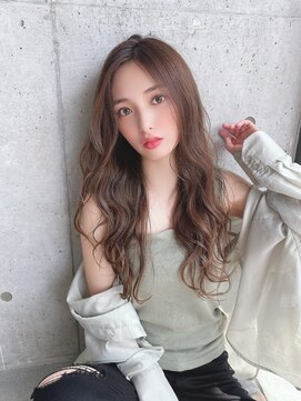 ジーナ 渋谷駅前(Zina) 【Zina　渋谷】ニュアンスフリンジウェーブｘラベージュ☆