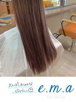 エマヘアデザイン(e.m.a Hair design) ピンクグレー