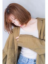 ロロ(ro-ro)&nbsp;【恵比寿ro-ro】アプリコットオレンジ×グラデーションボブ