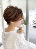 耳掛け愛されショート/ショートヘア! 嶋田 成希@30代40代50代
