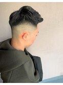 フェードカットサイドグラデーションオシャレボウズレトロ