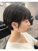 コンパクトショート/透明感暗髪