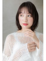 カバーヘア ブリス 上尾西口店(COVER HAIR bliss) 大人かわいい黒髪シースルー前髪くびれヘア306Z上尾20代30代40代