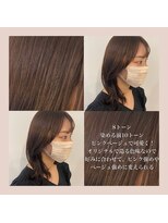 アールヘアー(ar hair)&nbsp;【三浦直美】営業マンでもオシャレを楽しむピンクベージュ！