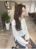 20代 30代 40代 セクションカラー 韓国ヘアー 顔周りレイヤー