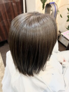 キャラ 池袋本店(CHARA) 脱白髪染め！綺麗なグレージュに【池袋白髪ぼかし】