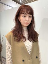 シーム(SEAM)&nbsp;ソフトパーマ×暖色セミロング