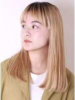 ヨファ ヘアー 芦屋店(YOFA hair)&nbsp;ハイトーンストレートピンクベージュ1002