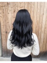 ラヌゴ(lanugo)&nbsp;ブラックカラー×韓国風巻き髪