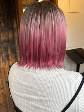 へアサロンアンドカフェガーデン(hair salon&cafe GARDEN) ダブルカラー/ケアブリーチ/ピンクカラー