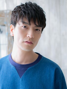 モッズヘア メン 上尾東口店(mod's hair men) 好感度大な前髪パーマ爽やかビジカジくせ毛風ショートW上尾