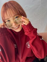 デビュー ヘアーメイク デザインカラー/レイヤーカット/ウェットヘア/オリーブベージュ