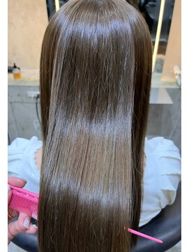 ロンド 表参道店(Lond) ブリーチなしダブルカラー　透明感抜群！オリーブベージュ