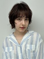 ガーデン 銀座(GARDEN)&nbsp;デジタルパーマ　イメチェン　チェリーブラウン　垢抜けヘア