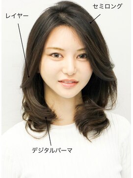 モノグラム(monogram) 【monogram西野 英也】ミセス、大人女性、白髪、マイナス6歳ヘア