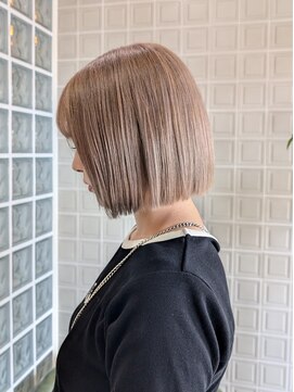 ボアップ 難波店(boappu) #ブロンドカラー#ハイトーンベージュ#ブロンドヘア#ケアブリーチ